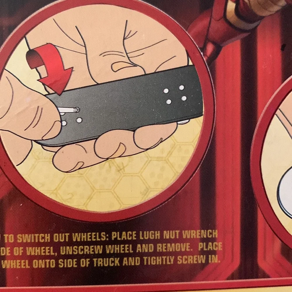 Marvel Iron Man Finger Board NIB